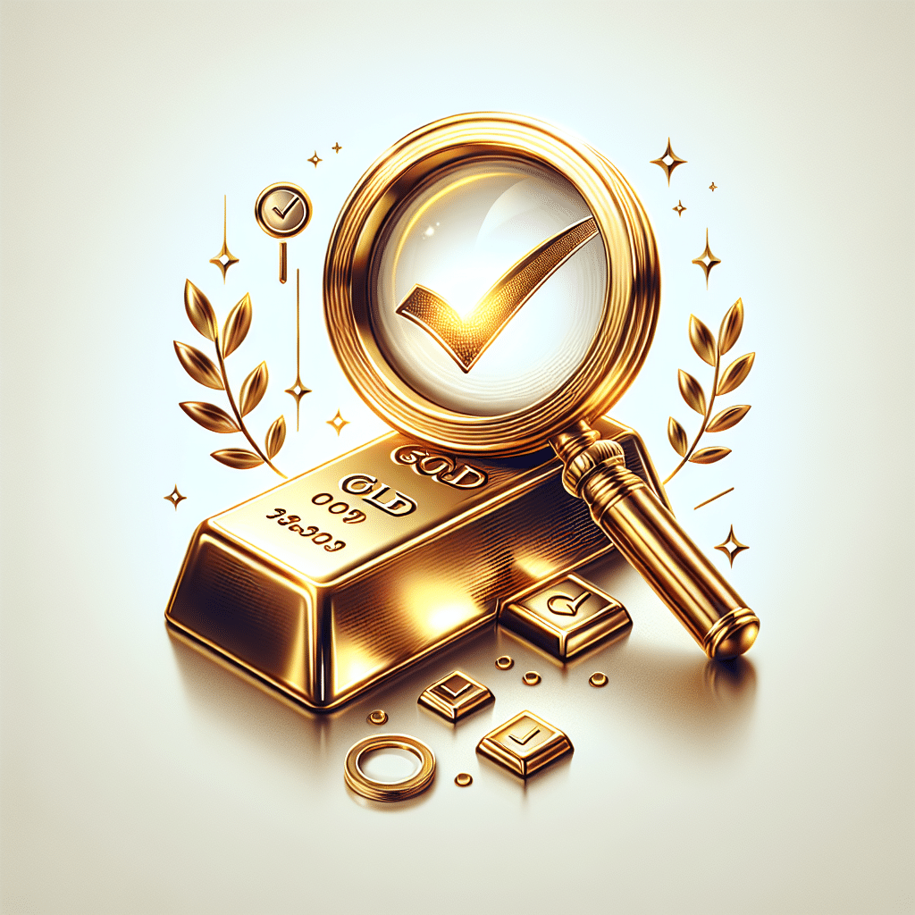 בדיקת אמיתות מטילי זהב